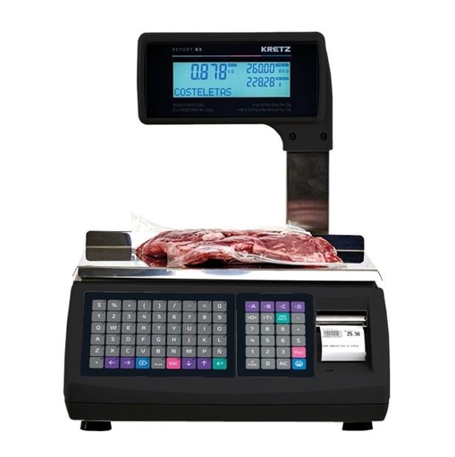 [RPT 30X VA MX NG] BÁSCULA REPORT NX 30KG VA TCP NEGRA 